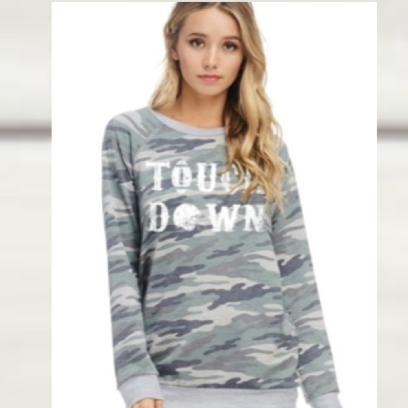 NEW FOR FALL Touchdown Super Soft Sweatshirt Tunic - Picture 2 of 2